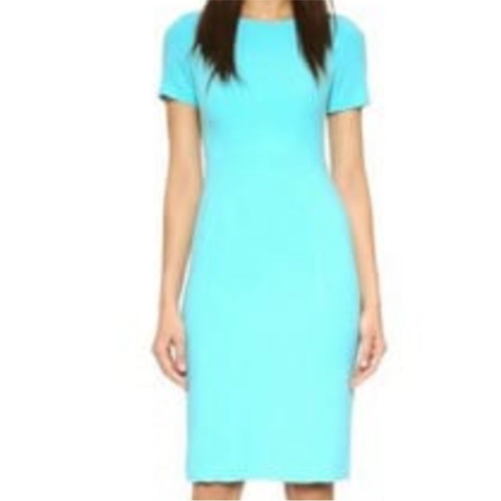 Black Halo Blue Jodee Sheath Dress 0